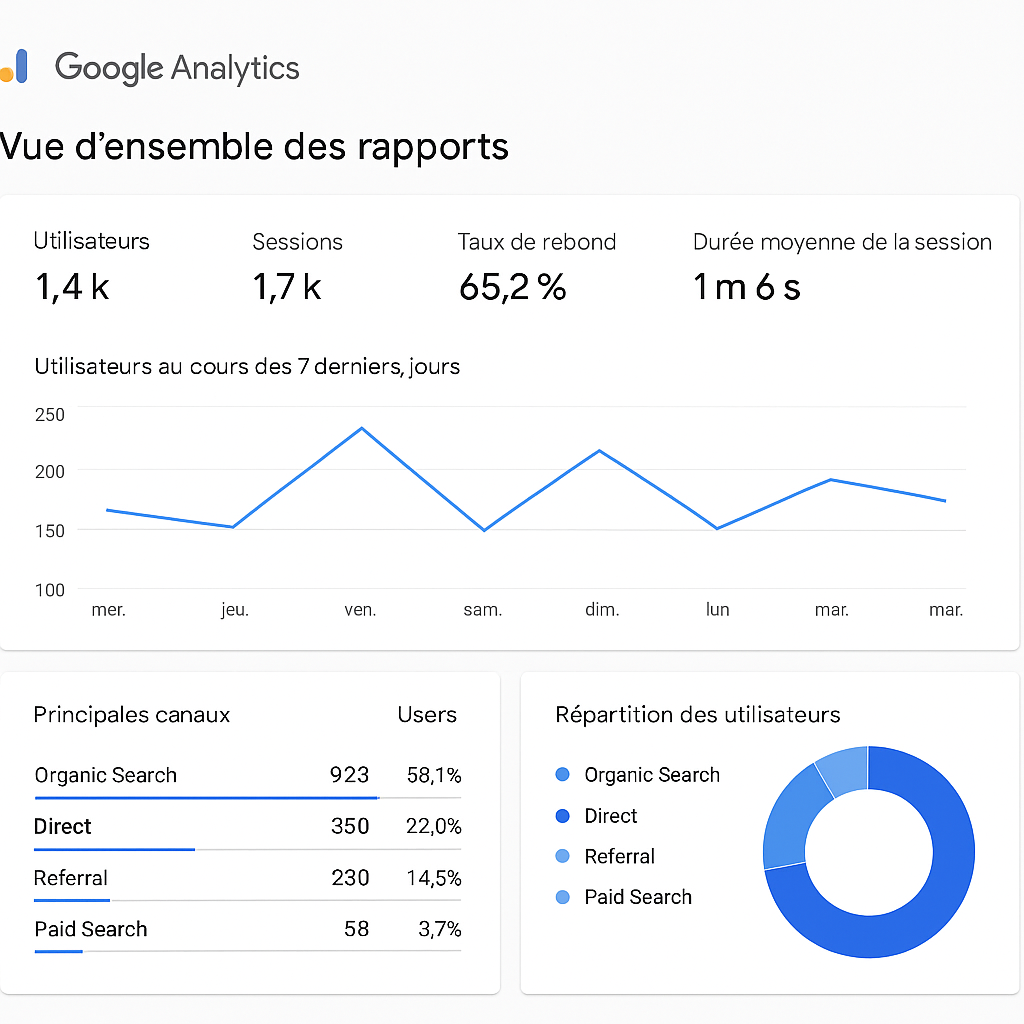 Aperçu Google Analytics 4